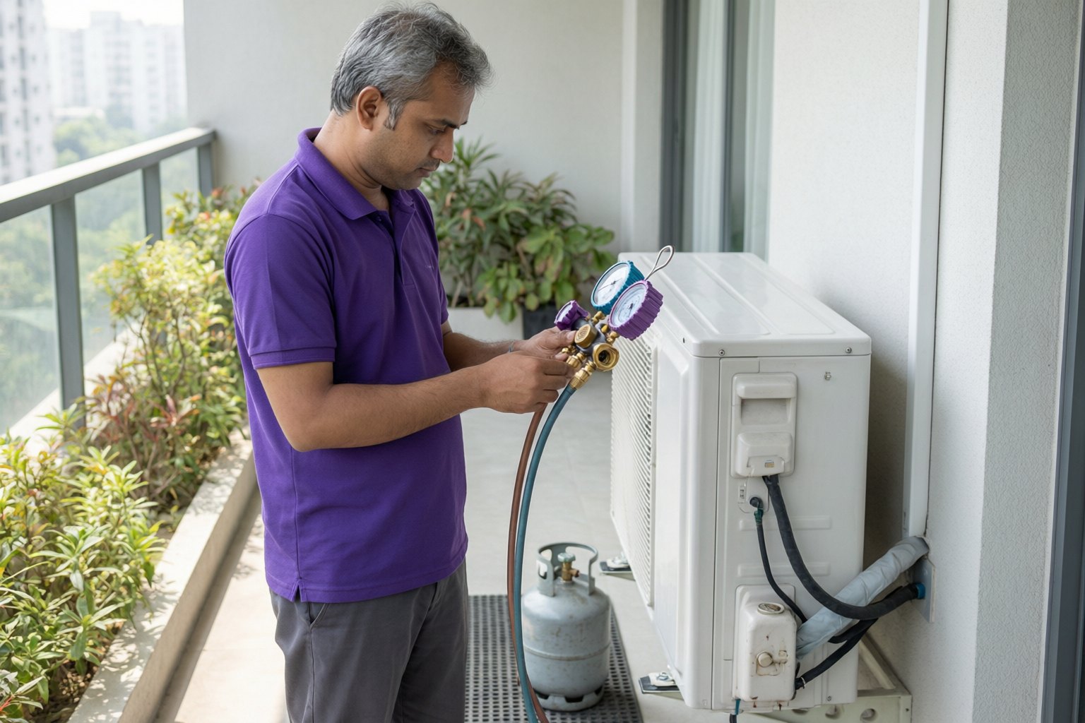 AC Gas Charge Service