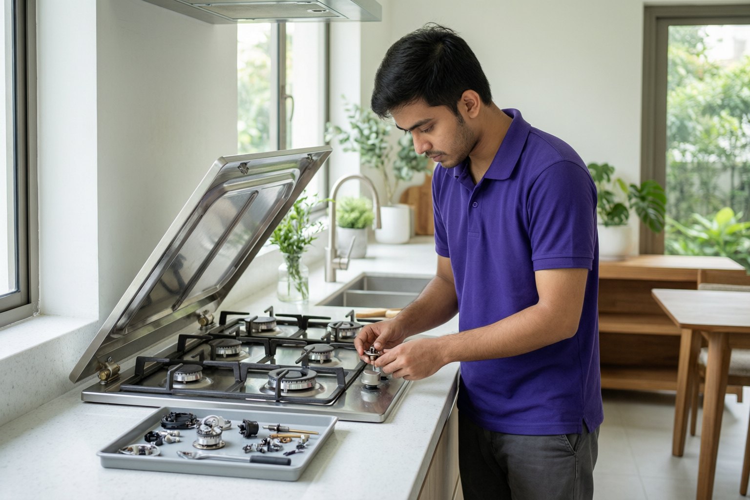 Gas Stove Component Change