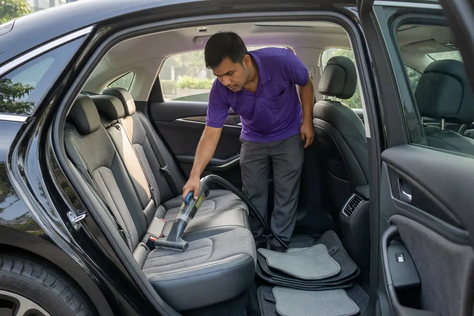 Car Interior Deep Cleaning