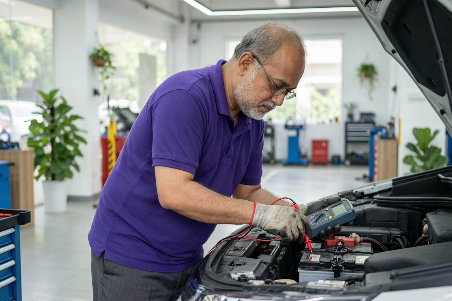 Hybrid Car Battery Health Checkup