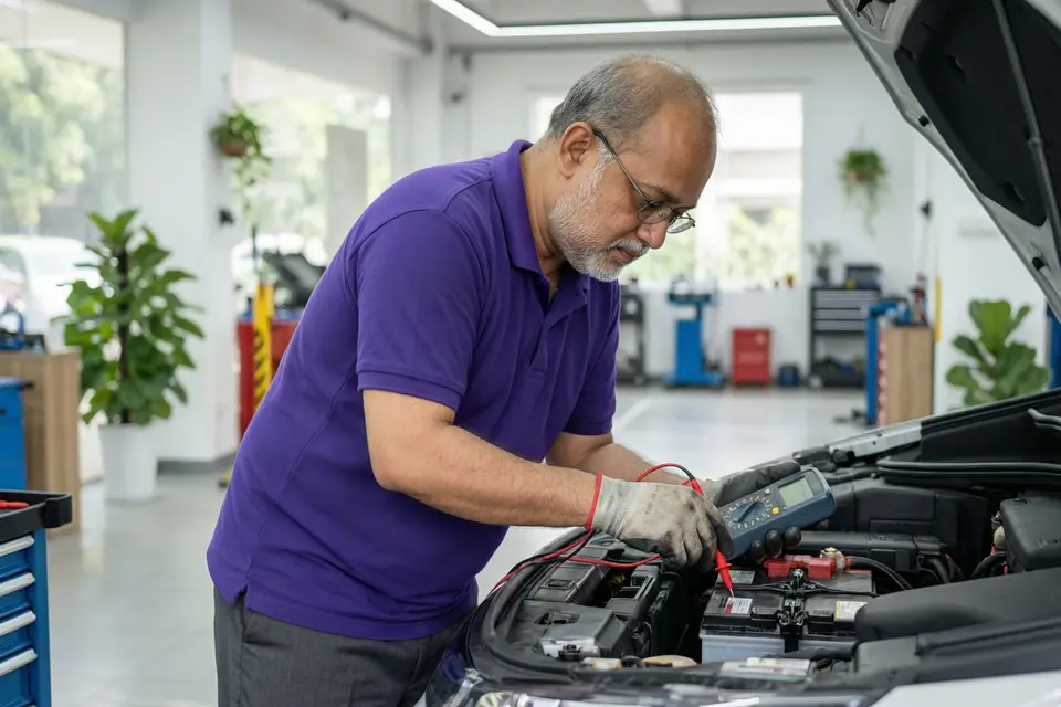 Hybrid Car Battery Health Checkup