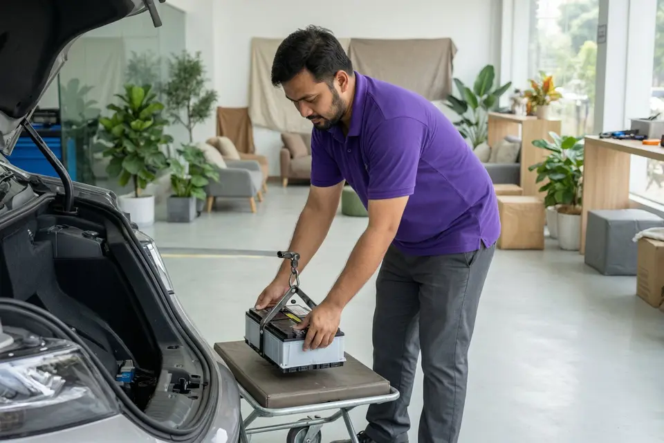 Hybrid Car Battery Pack Replace