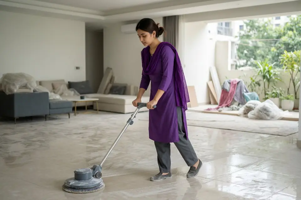 Floor deep cleaning