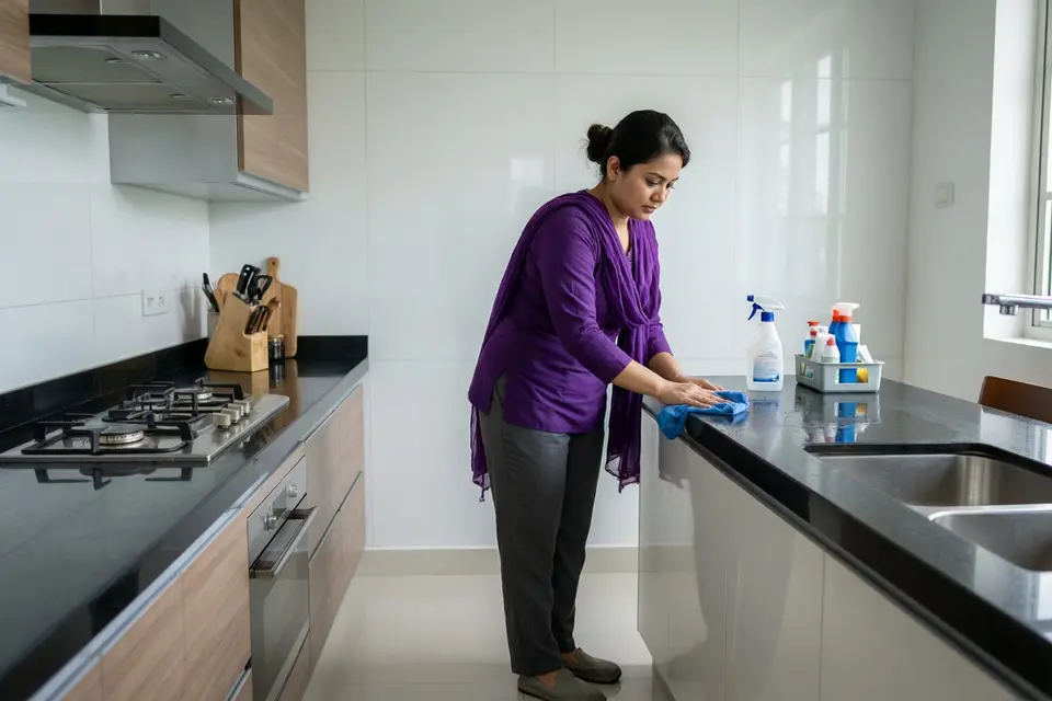 Kitchen Deep Cleaning.
