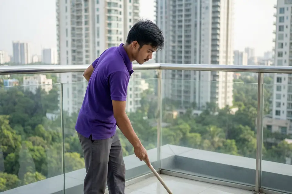 Rooftop Cleaning.
