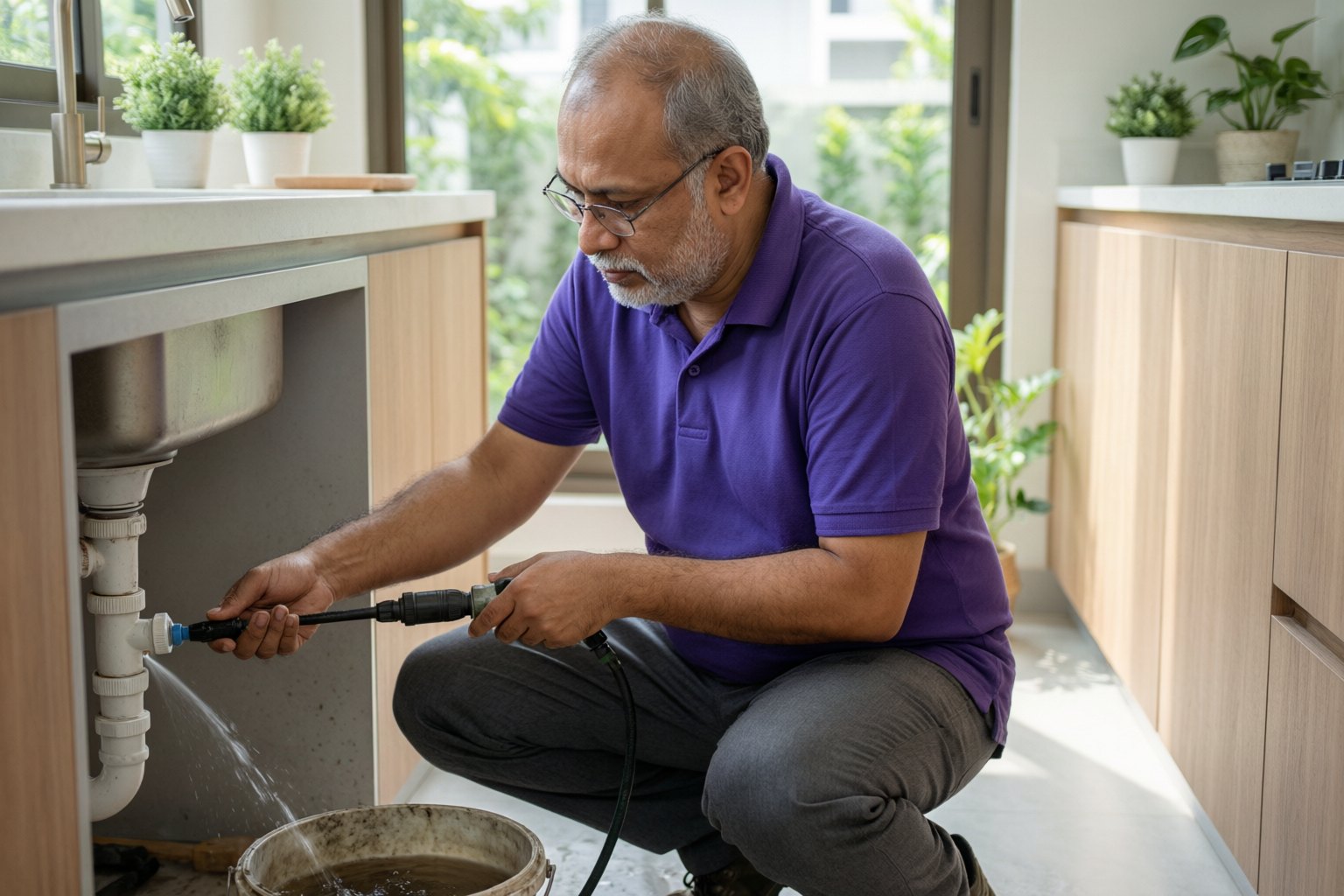 PVC Water Pipe Cleaning